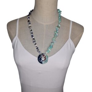 Porcelain and Seashell necklace