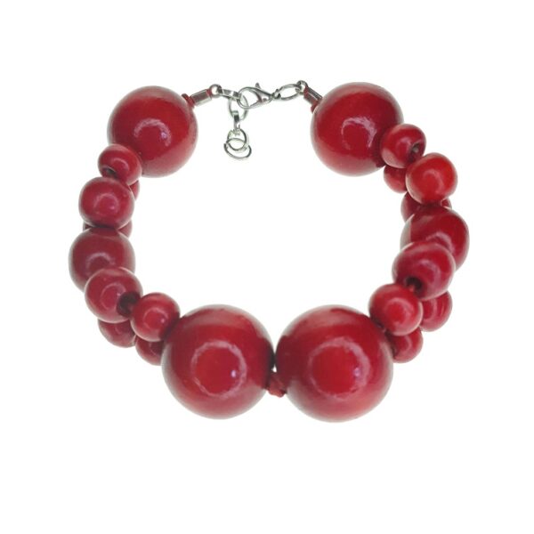 Wooden beads bracelet