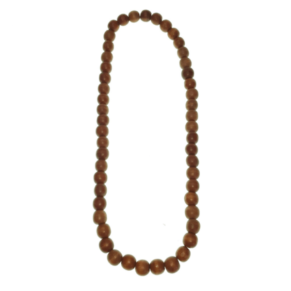 Dark Brown 16mm wooden beads string necklace