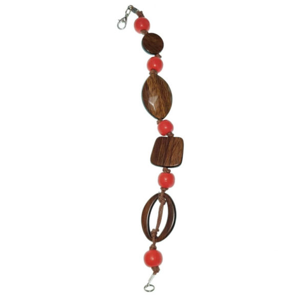 Wooden beads bracelet