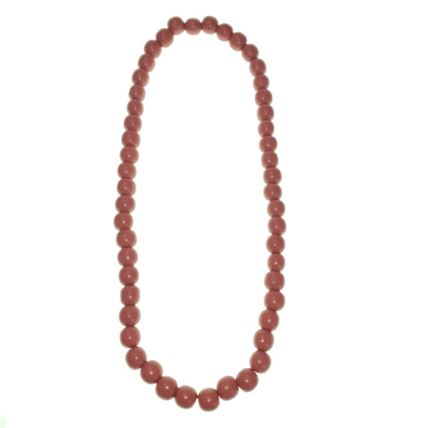 Wooden beads string necklace