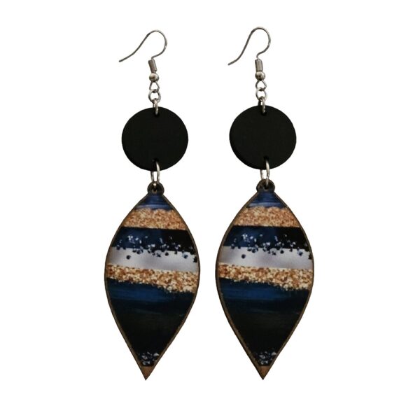 Wooden earrings