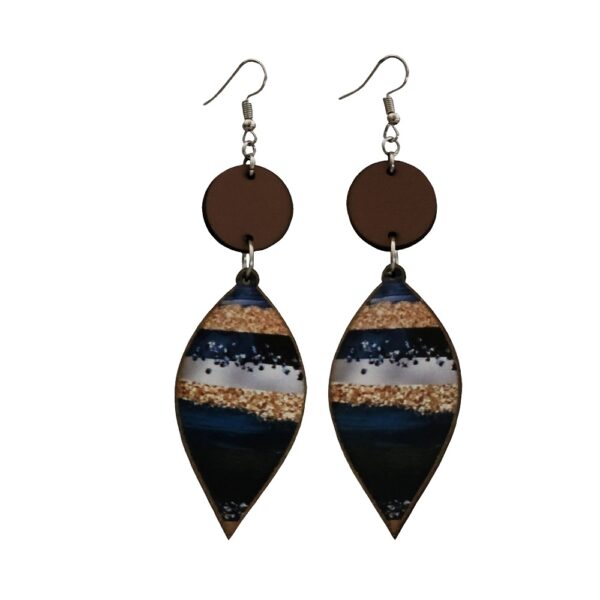 Wooden earrings