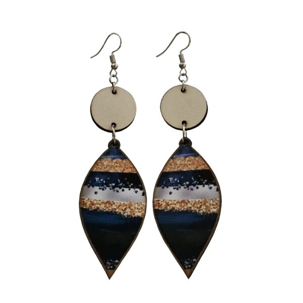 Wooden earrings