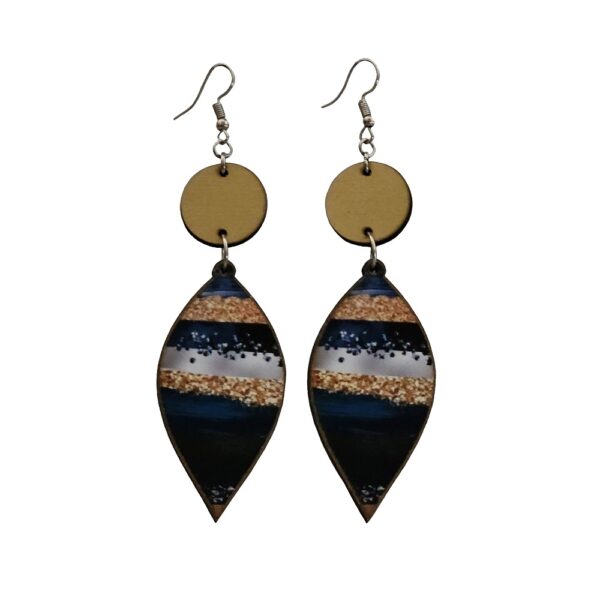 Wooden earrings