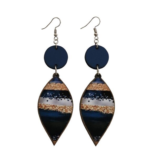 Wooden earrings