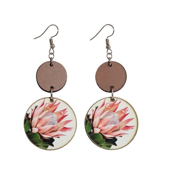 Wooden earrings