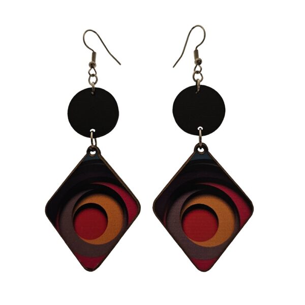 Wooden earrings