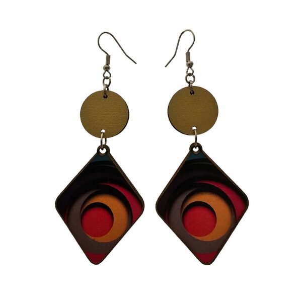 Wooden earrings