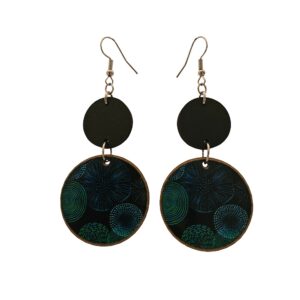 Wooden earrings