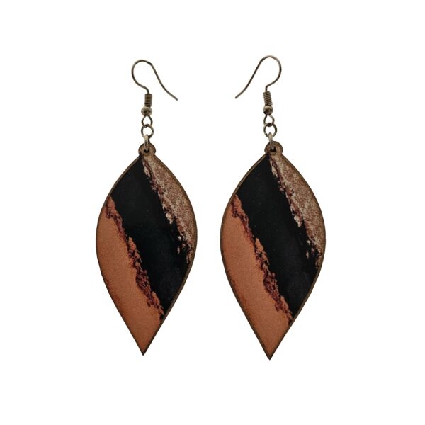 Wooden earrings