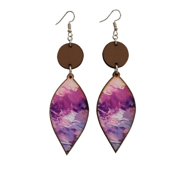 Wooden earrings